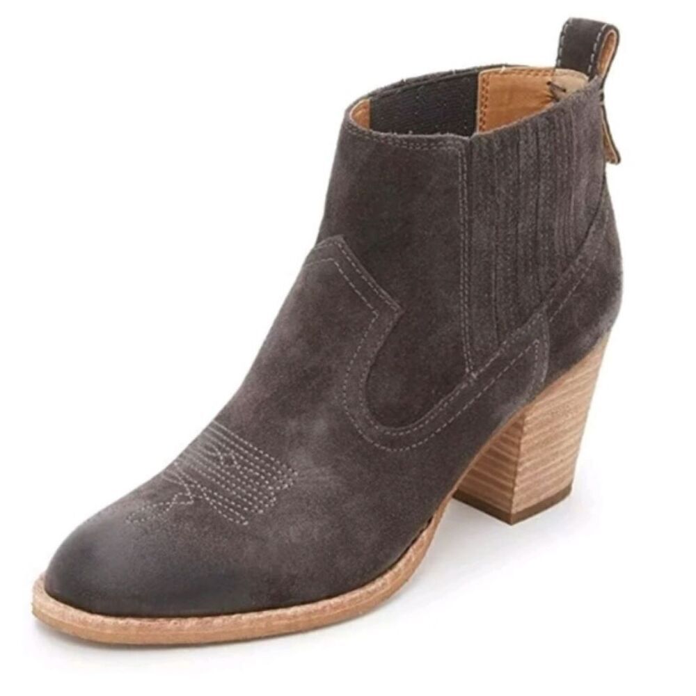 Women’s Dolce Vita Jones Booties in gray suede - Picture 9 of 9